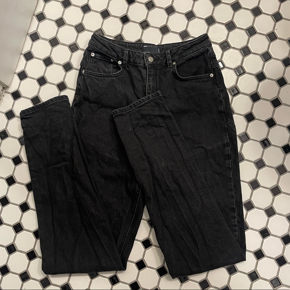 ASOS design tall straight high waisted jeans